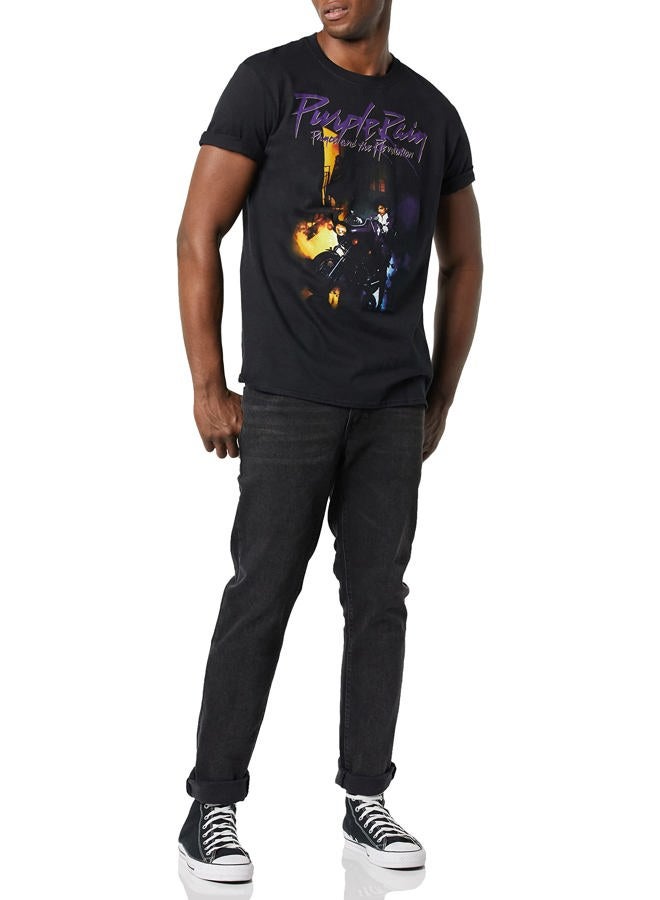 Prince Official Purple Rain Live Black T-Shirt, Black, L - Image 4