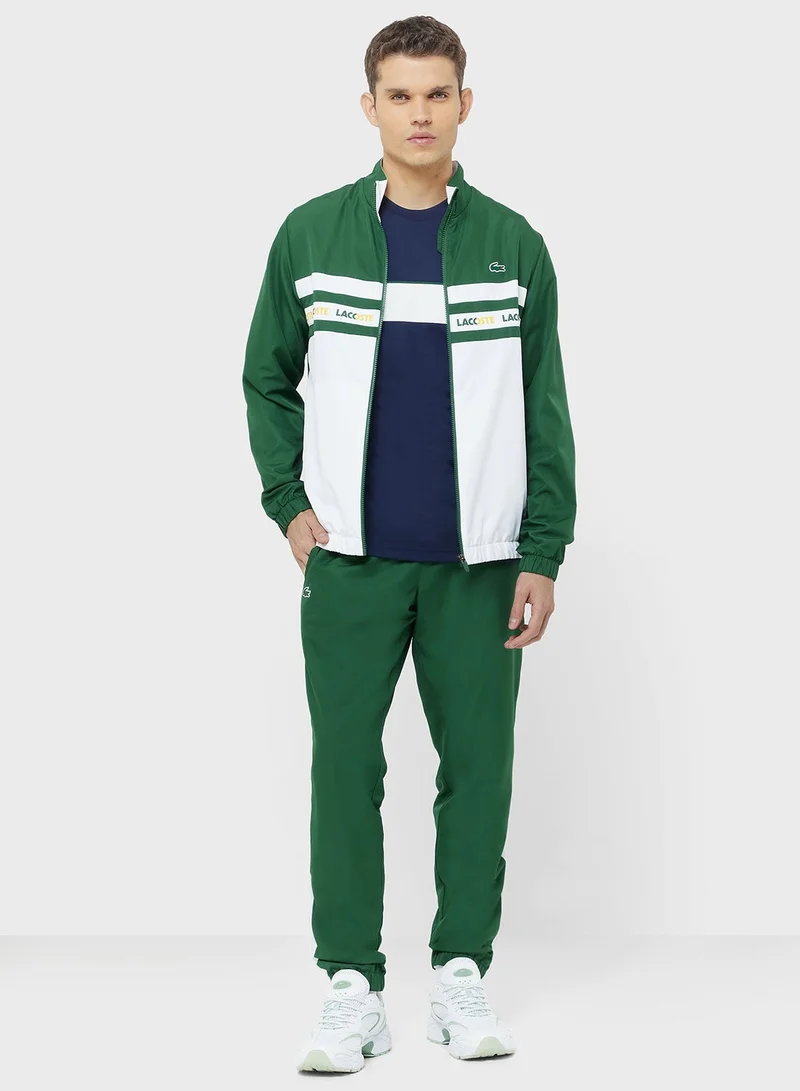 LACOSTE Ultra Dry Printed Crew Neck T-Shirt