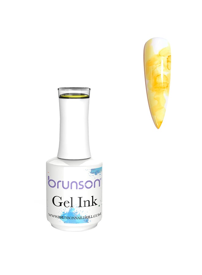 brunson Gel Ink Nail Polish Watercolor Ink Gel Nail Polish Flower Nail Art Blossom Gel for Spreading Marble Effect Soak Off UV Gel Manicure 15mlBGI05 - Image 1