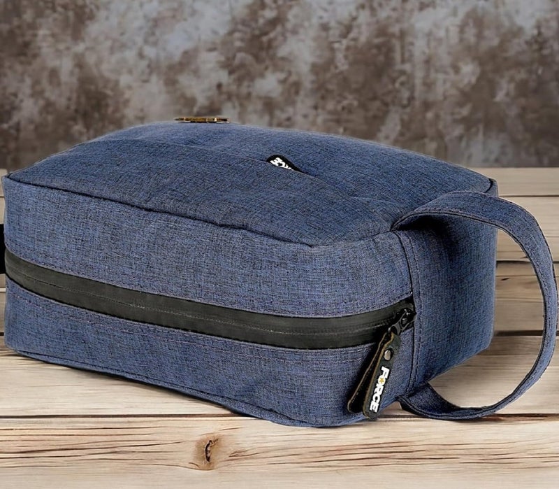 Force Linen Accessories and Toiletry Handbag - Unisex - Dark Navy - - Image 2