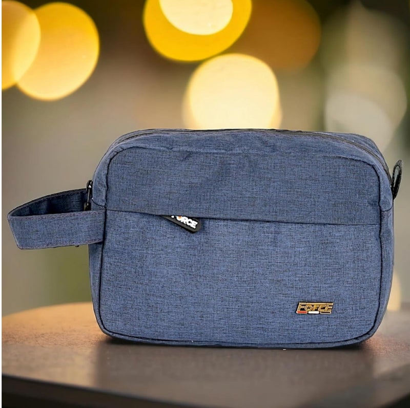 Force Linen Accessories and Toiletry Handbag - Unisex - Dark Navy - - Image 4