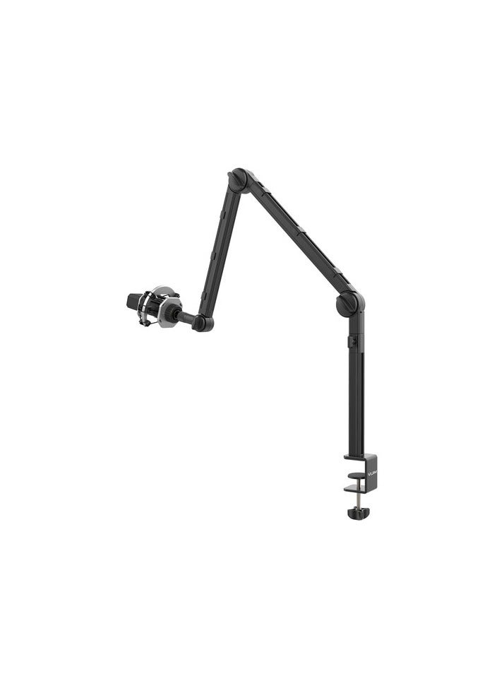 ULANZI VIJIM LS24 Microphone Boom Arm – Heavy-Duty Adjustable Desk Mic Stand with 1/4”, 3/8” & 5/8” Thread Adapters for Podcast, Broadcast, Streaming & Studio Recording - Image 3