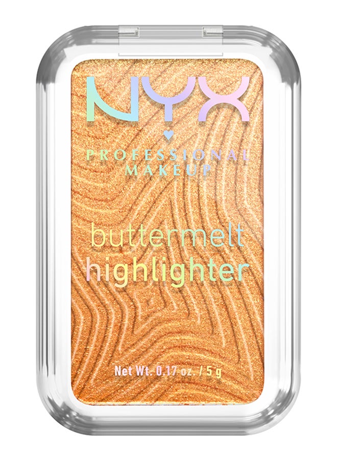 NYX PROFESSIONAL MAKEUP - Buttermelt Highlighter Powder Highlighter 12 HR Wear Fade And Transfer Resistant Butta Bling - Image 1