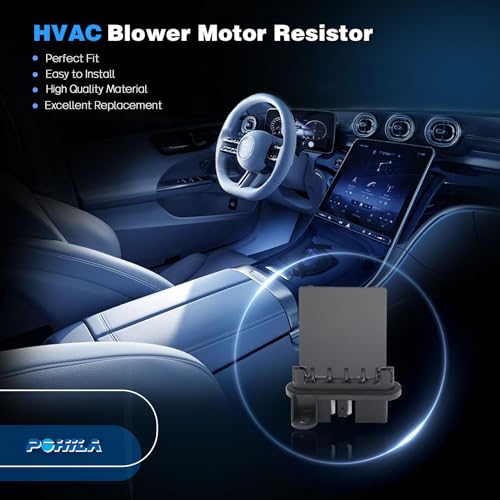 POHILA HVAC Heater Blower Motor Resistor Compatible with Jeep Vehicles - KJ Series Liberty 2002-2007, TJ Series Wrangler/TJ 2002-2006, Sport Utility - Blower Resistor Replaces 5066552AA, 5139719AA - Image 5