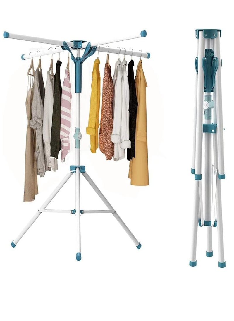 Generic - Tripod Clothes Drying Rack,Garment Clothes Hanger Rack Portable and Foldable Space Saving Laundry Drying Rack for Ou r and Indoor - Image 1