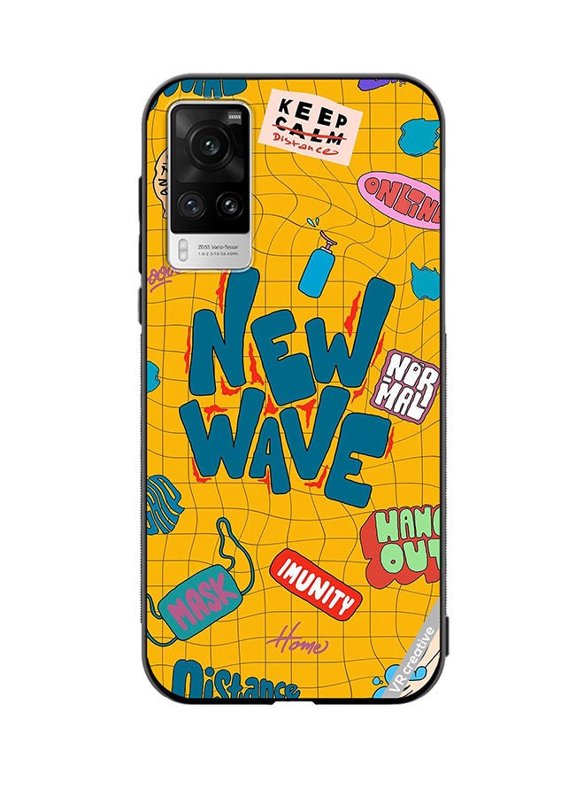 VR CREATIVE Protective Case Cover For Vivo X60 Pro Multiple Logo Design Design Multicolour - Image 1