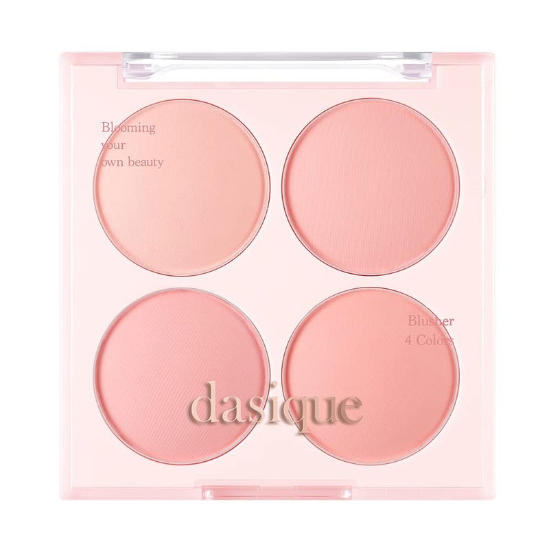 Dasique Blending Mood Cheek 07 Candy Berry 4 Blendable Shades in Lightweight Smooth Powder Vegan Blush