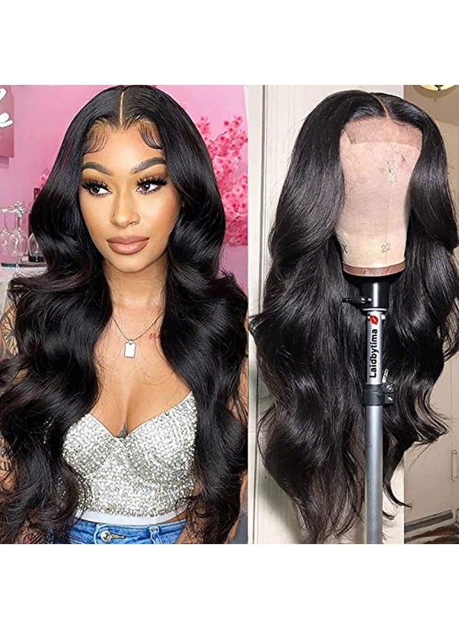 Beauhair Eauhair Lace Front Wigs Human Hair 4X4 Lace Closure Wigs Body Wave Human Hair Wigs For Black Women Brazilian Virgin Hair 150% Density Pre Plucked With Baby Hair Natural Color (16 Inch Body Wave Wig  - Image 1
