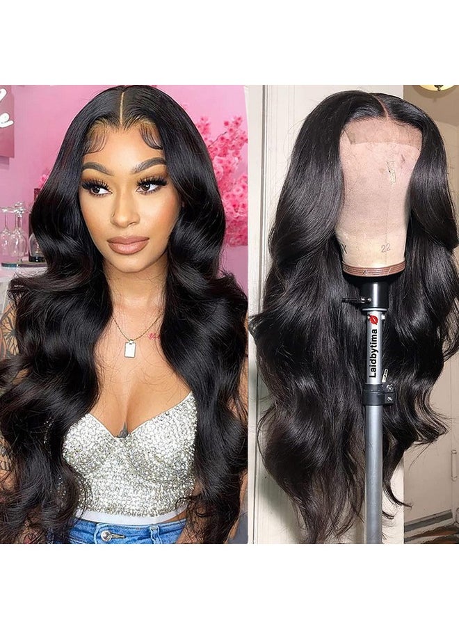 Beauhair Eauhair Lace Front Wigs Human Hair 4X4 Lace Closure Wigs Body Wave Human Hair Wigs For Black Women Brazilian Virgin Hair 150% Density Pre Plucked With Baby Hair Natural Color (16 Inch Body Wave Wig  - Image 2