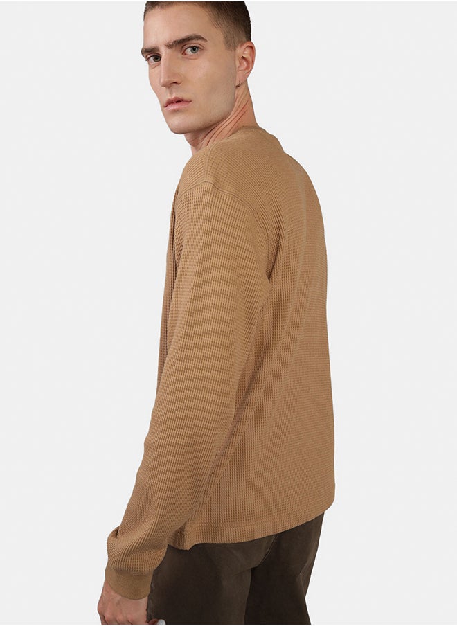 American Eagle - AE Long-Sleeve Thermal T-Shirt - Image 1