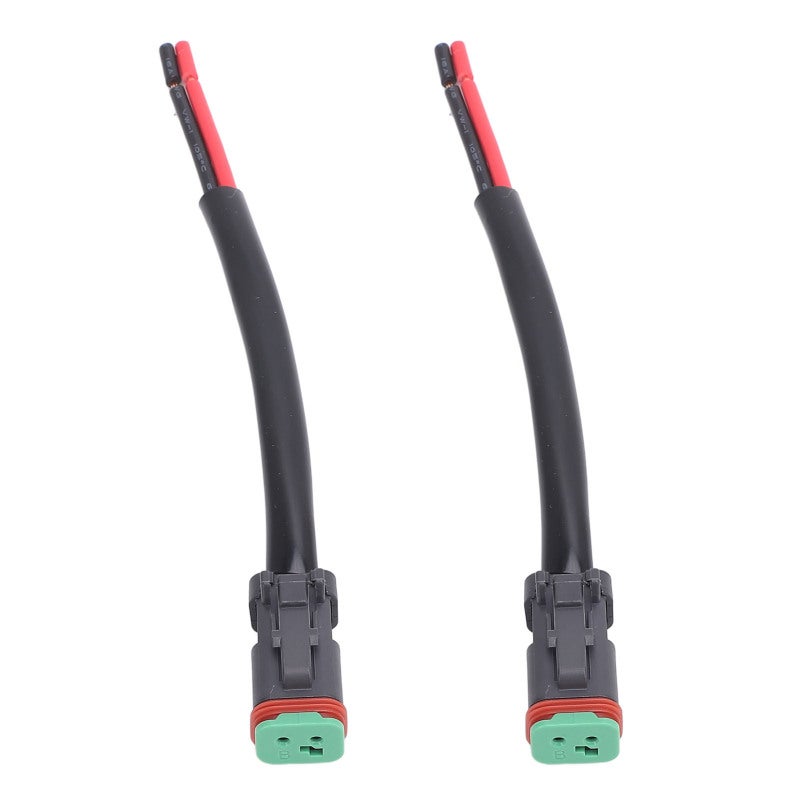 2 Pin DT Connectors Waterproof Automotive Electrical Wiring Harness - Durable Copper Wire Connector for Car Truck Boat LED Work Light - Image 2