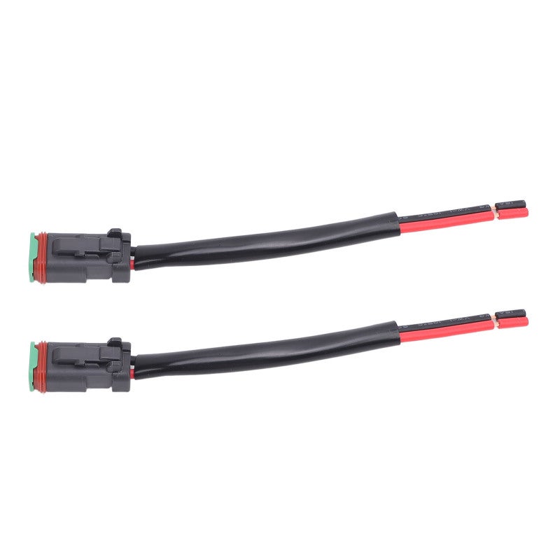 2 Pin DT Connectors Waterproof Automotive Electrical Wiring Harness - Durable Copper Wire Connector for Car Truck Boat LED Work Light - Image 1