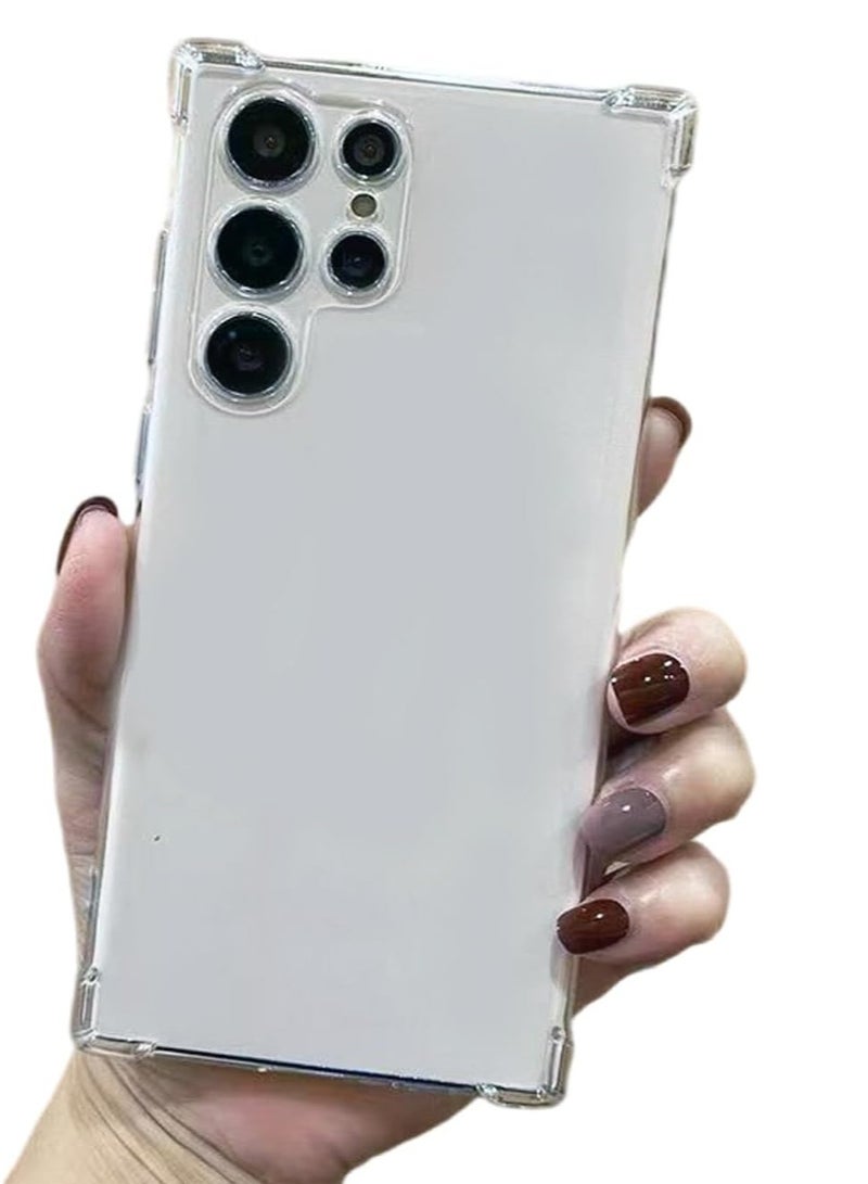 MIGOFAST Samsung Galaxy S22 Ultra phone Case, Clear Transparents Silicone TPU Rubber Back Cover Case Compatible for Samsung Galaxy phone S22 Ultra. - Image 4