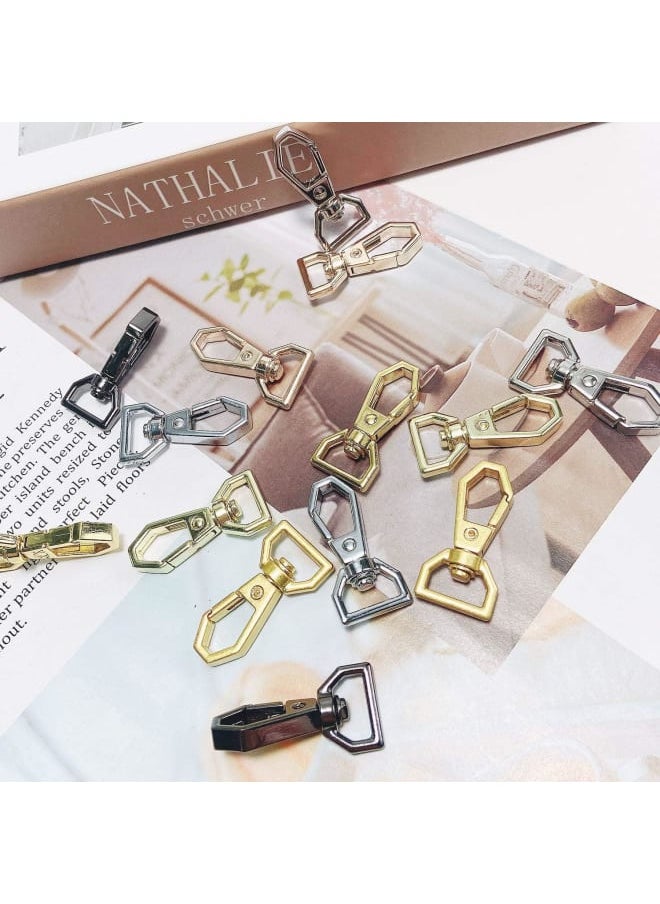 Generic - 15 Pcs 1/2" Swivel Lobster Clasp Claw Snap Hooks DIY Crafts Keychain Purse Bag Making Handmade Crafts Project(Gold-2) - Image 1