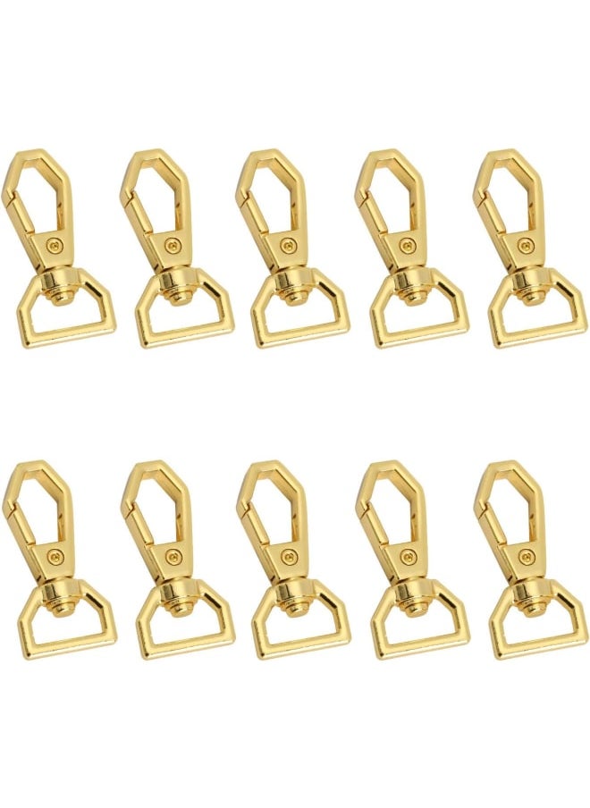 Generic - 15 Pcs 1/2" Swivel Lobster Clasp Claw Snap Hooks DIY Crafts Keychain Purse Bag Making Handmade Crafts Project(Gold-2) - Image 1
