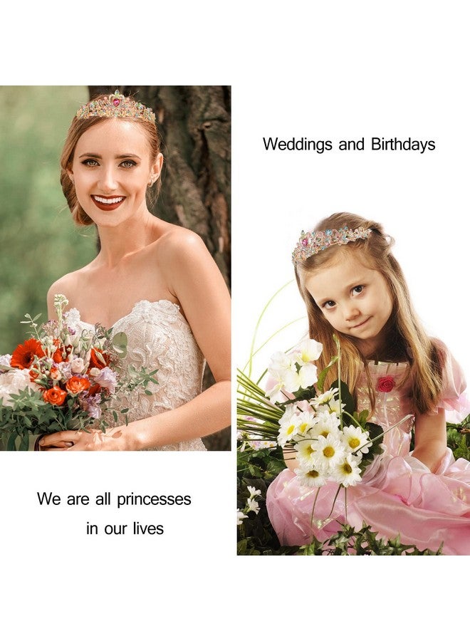 Velscrun Birthday Girl Crown, Birthday Sash For Girls, Tiaras For Girls, Princess Crown Tiara For Girls, Metal, Happy Birthday Accessories Tiara Headband For Girls, Party Favors - Image 4