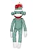 Plushland Adorable Green Sock Monkey The Original Traditional Hand Knitted Stuffed Animal Toy Giftfor Kids Babies Teens Girls Boys Baby Doll Present Puppet 20 - Image 2