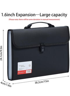 Royee A4 Accordion File Folder Organizer 13 Pocket Expanding Briefcase File Case with Durable Handle Buckle Closure for School Home Business  - Image 5
