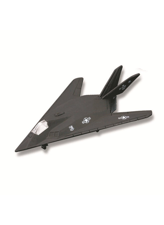 Supply Meichitu Simulation Alloy Aircraft Model Aviation Aircraft Model Decoration-Color:F-117 NIGHTHAWK 9971 Black  - Image 1