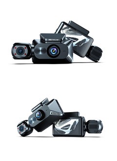 FPC 1080P Full HD Dual Dash Cam | Front & Interior Recording | Night Vision | Arabic Menu  - Image 2
