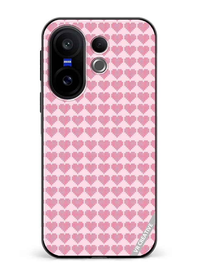 Protective Case Cover For Vivo X200 FE Strips Design Multicolour