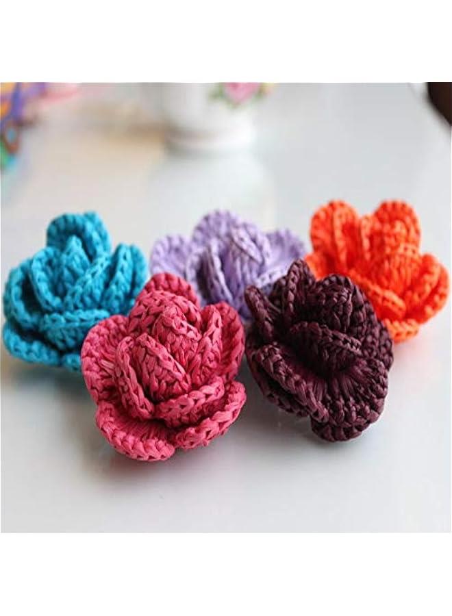 Generic Natural Cotton Raffia Yarn Coffee Crochet Summer Sun Hat Yarn,Beach Bag Yarn,Rayon Raffia Crochet Yarn,Crochet Straw Knit Yarn,Knitting Materials,280 Meters/306 Yards  - Image 5