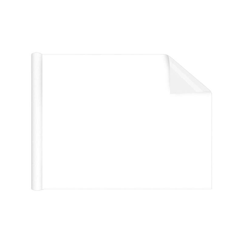 Self-Adhesive Whiteboard Sheet: White, Repositionable Flexible Layout, Dry Erase Wall Sticker - Effortless Repositioning, Erasable Whiteboard Roll for Home Office, Creative Workspace, Kids Room - Image 1