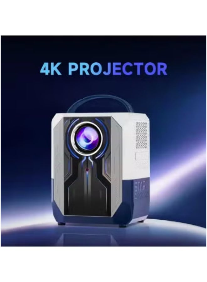 JAJEEK Q5 Portable Projector – Full HD Mini Projector with 1080P Support for Crisp, Clear Visuals – Compact & Lightweight Design – Ideal for Home Theater, Outdoor Movies, Gaming & Office Presentations – HDMI, USB, AV Compatible – Sleek Black Finish for Modern Setups - Image 4