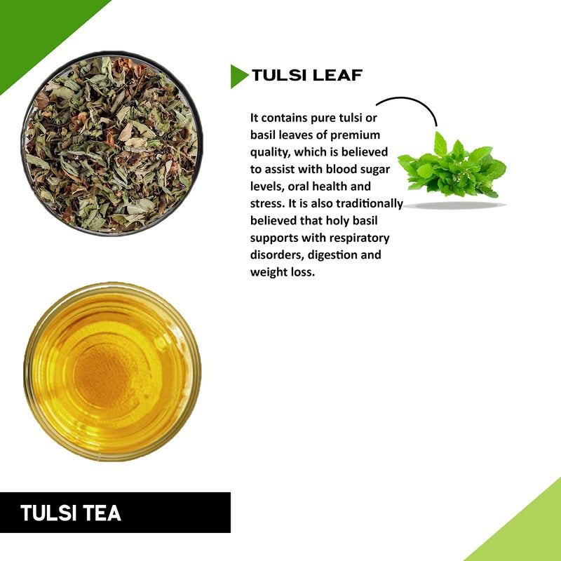 TEACURRY Tulsi Tea (1 Month Pack, 30 Tea Bags)- Helps with Blood Sugar, Dental health & Stress - Image 2