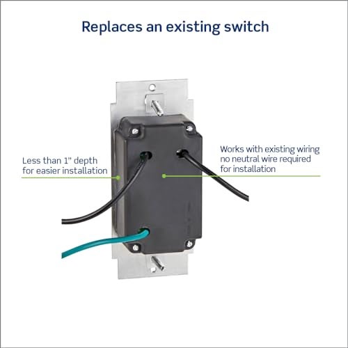 Leviton SureSlide Dimmer Switch for Dimmable LED, Halogen and Incandescent Bulbs, 6672-1LI, Ivory - Image 4