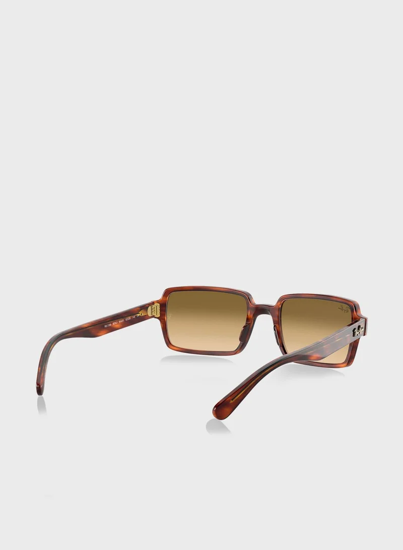 Ray-Ban 0RB2189 Rectangle Sunglasses