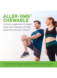 Davinci Labs Allerdmg Chewable Dietary Supplement To Support Respiratory Nasal And Skin Health With Vitamin C Dmg And More Glutenfree Orange Cream Flavor 120 Chewable Vegetarian Tablets  - Image 3