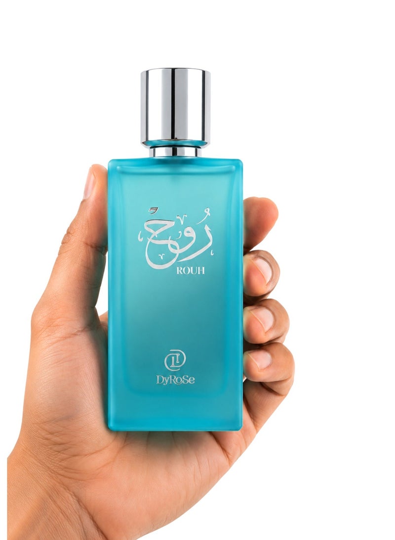 Dyrose Rouh Eau De Perfume 100ml | Luxury Unisex Perfume with Rose, Honey & Musk | Long Lasting Signature Fragrance - Image 3