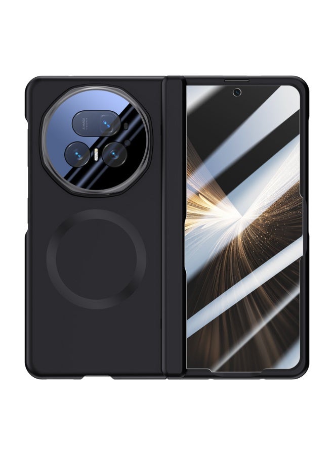 general Magnetic Case for Honor Magic V5 [Built-in Screen Protector] [Built-in Camera Protector] [Support Wireless Charging] Electroplated Transparent Clear Shockproof Cover - Image 5