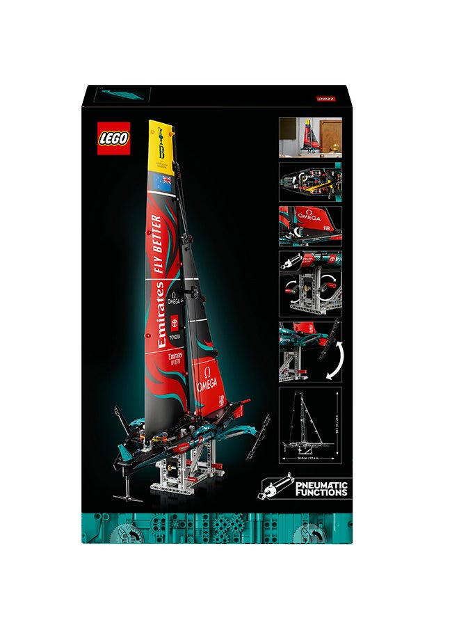 LEGO طقم بناء يخت فريق نيوزيلندا AC75 من تكنيك الإمارات، مجموعة قارب شراعي للبالغين الذين يحبون الإبحار، هدية لبناء قارب لعشاق الأنشطة الإبداعية والمريحة 42174  - Image 3