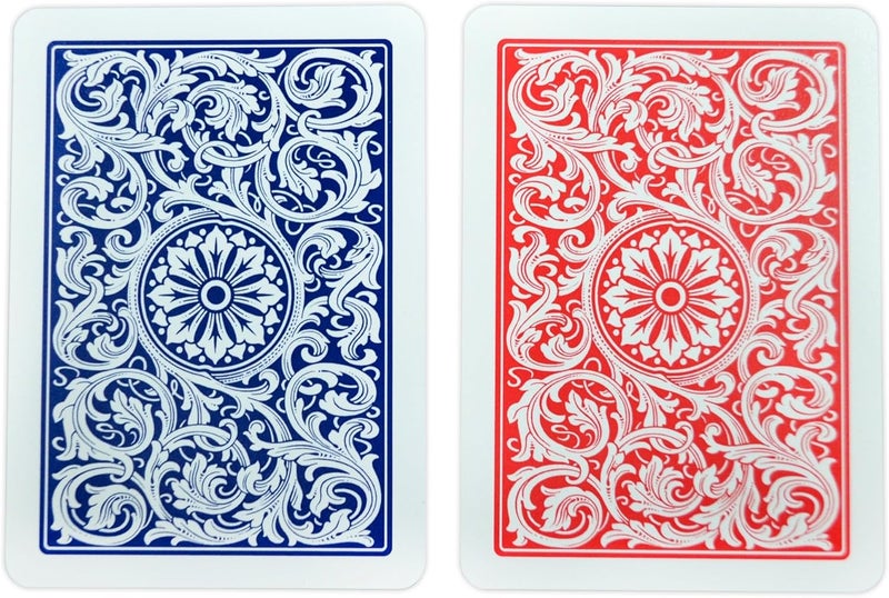 Copag Poker Size Jumbo Index 1546 Playing Cards Set (Blue and Red) - Image 3