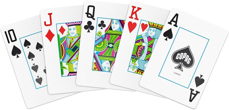 Copag Poker Size Jumbo Index 1546 Playing Cards Set (Blue and Red) - Image 4