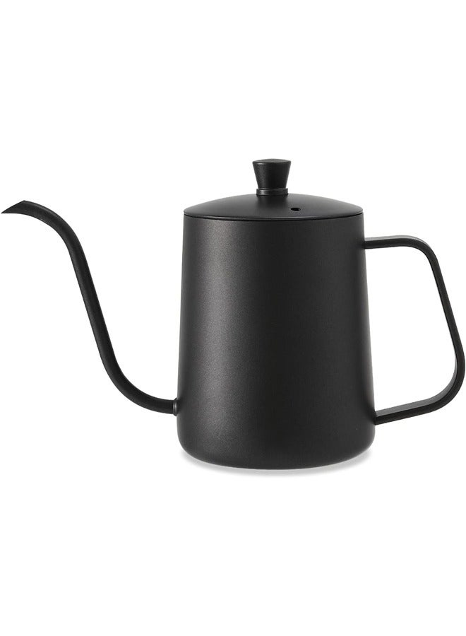 Precision Pour Over Coffee Kettle 350ml Stainless Steel Gooseneck Tea Kettle Black - Image 2