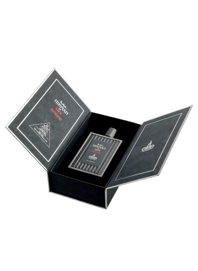 Risala رسالة النخبة حكمة الحياة عطر أسود مكثف للرجال 100 مل، عطر للرجال، عطر فاخر يدوم طويلاً له، رائحة ذكورية مع البرغموت، الأناناس، والمسك - Image 2