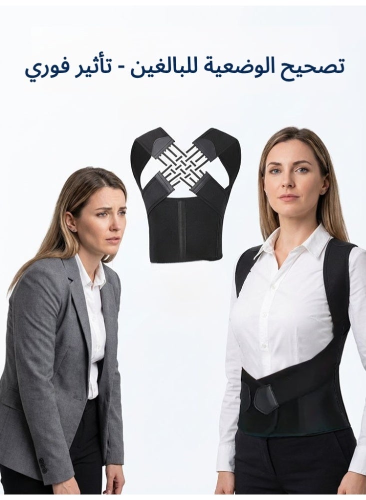 Invisible Back Posture Corrector for Adults,Suitable for the office, home and gym – corrects scoliosis and rounded shoulders - Image 1