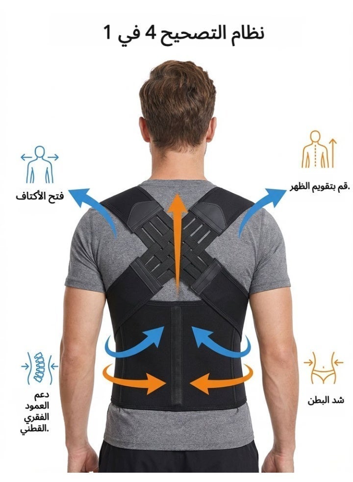 Invisible Back Posture Corrector for Adults,Suitable for the office, home and gym – corrects scoliosis and rounded shoulders - Image 3