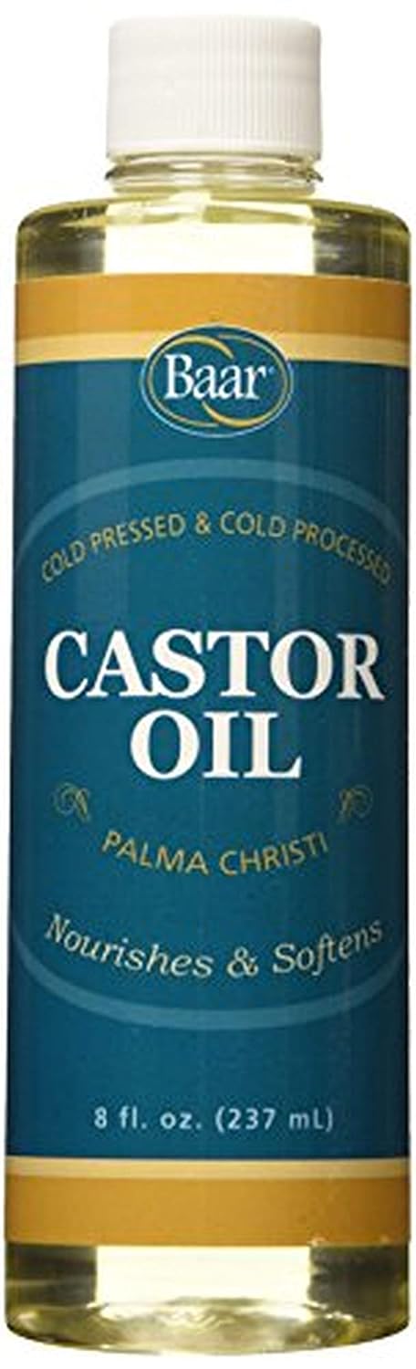 Baar ColdPressed ColdProcessed Hexane Free Castor Oil 4 Ounces