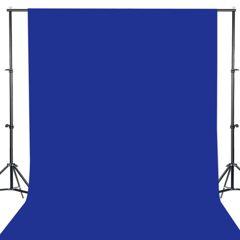 GFCC 5x7FT Royal Blue Backdrop Background Blue Photo Background Photography Backdrop for Photoshoot Screen for Video Recording Picture - Image 1