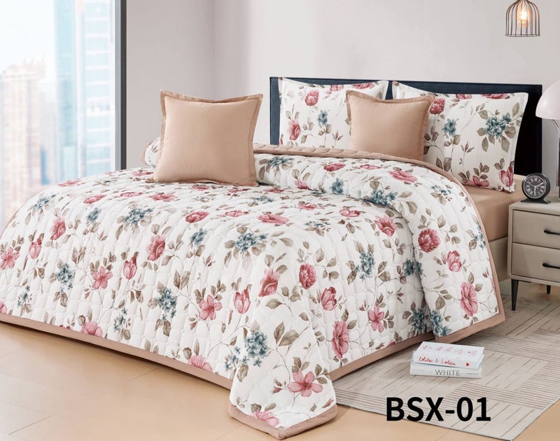 MingLi Double comforter set, consisting of 6 practical polyester pieces, size 230 by 250 cm - Image 1