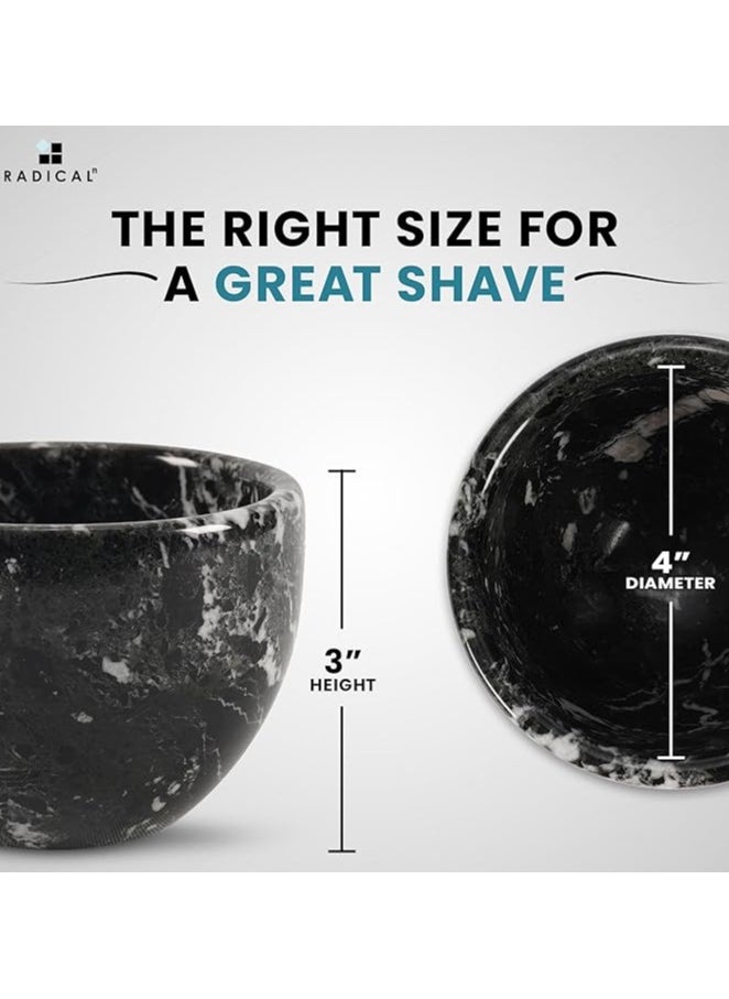 RADICALn Radicaln Multipurpose Bowl 3'' Inches Black Handmade Bowl - Marble Bowl For Jewellery, Small Items, Barber Supplies & Bathroom Accessories  - Image 5