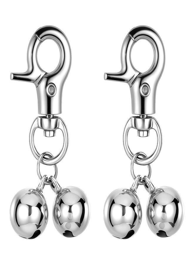 Tarini Dog Bells for Collars, Dog Bells Toilet Training, Dog Collar Bell, 2 Pack Pet Collar Bells with Snap Clips - DIY Accessory Keychain Bells for Dog & Cat Collars - Image 1