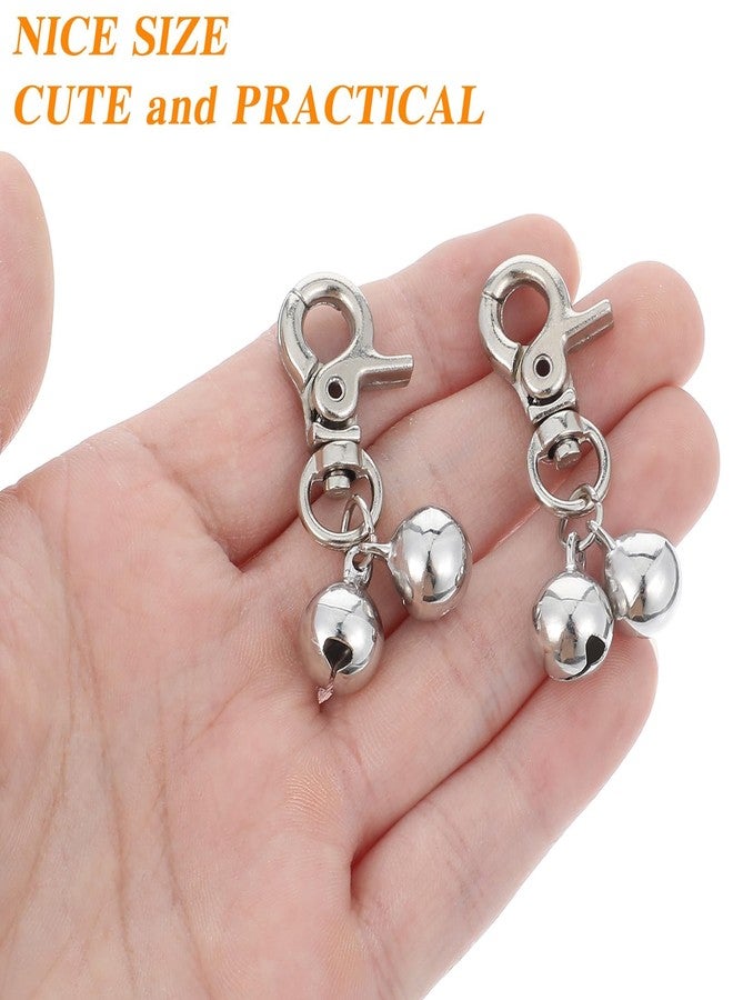 Tarini Dog Bells for Collars, Dog Bells Toilet Training, Dog Collar Bell, 2 Pack Pet Collar Bells with Snap Clips - DIY Accessory Keychain Bells for Dog & Cat Collars - Image 4