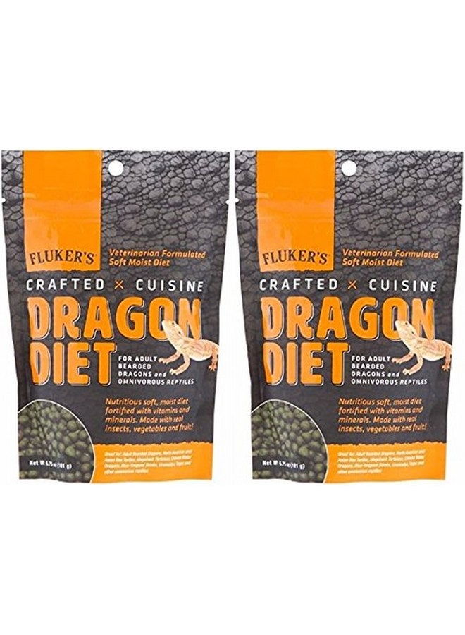 فلكرز عبوة جديدة من طعام Juvenile Bearded Dragon Diet من شركة Crafted Cuisine، تحتوي على 2 قطعة، 6.75 أونصة لكل عبوة