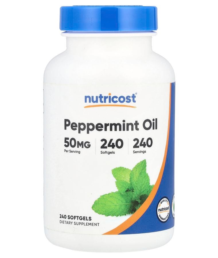 Peppermint Oil 50 mg 240 Softgels