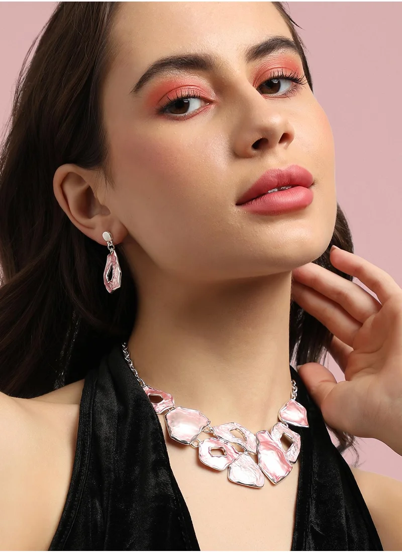 SOHI Textured Jewellery Set